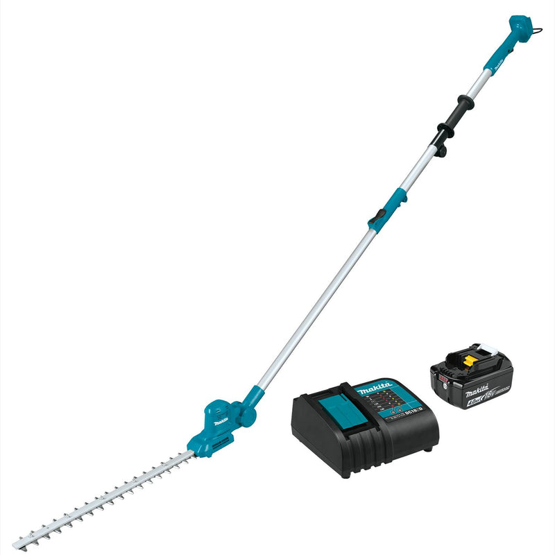 Load image into Gallery viewer, Makita 18V LXT® Lithium‑Ion Cordless 18&quot; Telescoping Articulating Pole Hedge Trimmer Kit (4.0Ah) XNU05SM1
