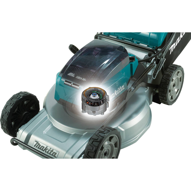 Load image into Gallery viewer, Makita 36V (18V X2) LXT® Brushless 21&quot; Self‑Propelled Commercial Lawn Mower Kit with 4 Batteries (5.0Ah) XML08PT1
