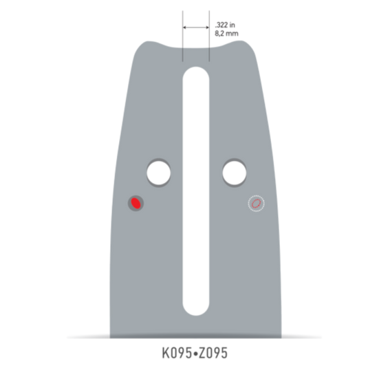 Oregon 18 inch Chainsaw Bar 180VXLGK095