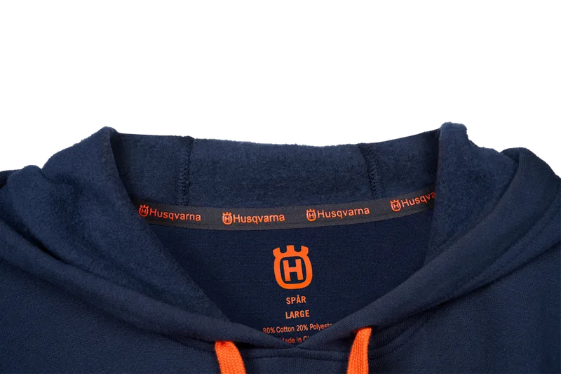 Load image into Gallery viewer, Husqvarna Hoodie SPÅR Navy Pullover 
